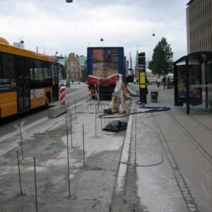 Stabilisering af busholdeplads i København
