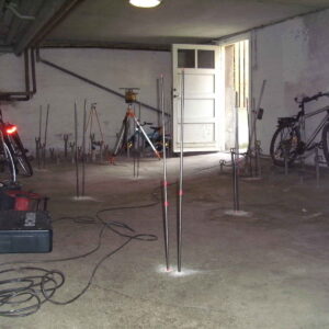 Stabilisering af gulvet i cykelkælder